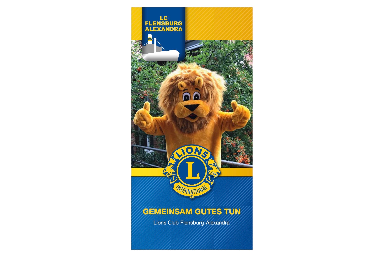 Informationsflyer des Lions Clubs Flensburg-Alexandra