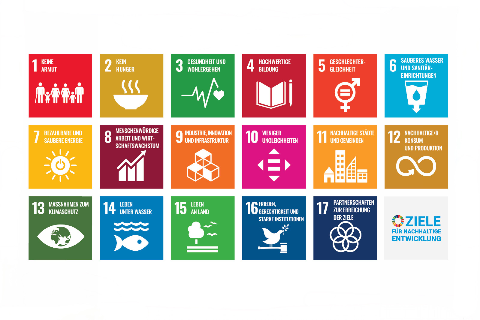 Die 17 Ziele der Vereinten Nationen für eine nachhaltige Entwicklung